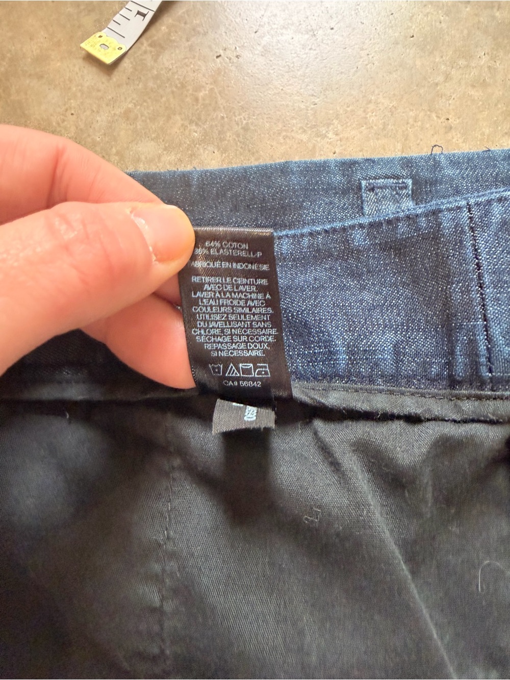 Express Dark Blue Denim Cuffed Women's Shorts 6 Classic Spring Summer NWOT - Picture 9 of 10